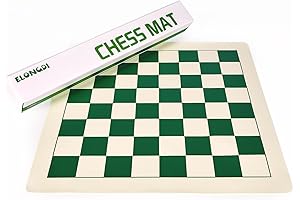 Roll-Up Vinyl Chess Board Mat for Beginners and Kids