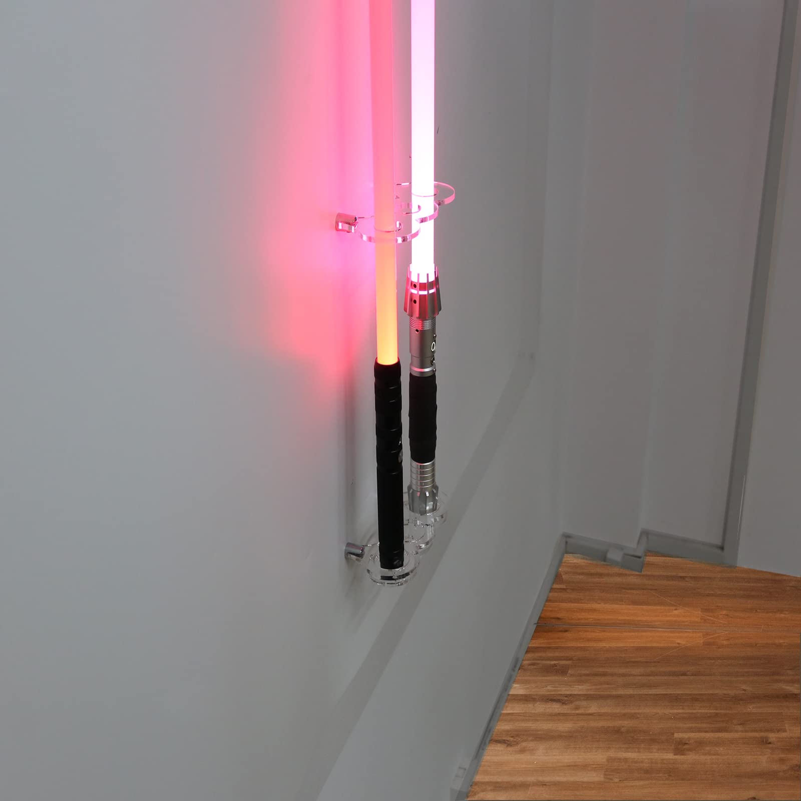 WANLIAN Lightsaber Rack Wall Mounted Vertical Display Stand Lightsaber Levitation