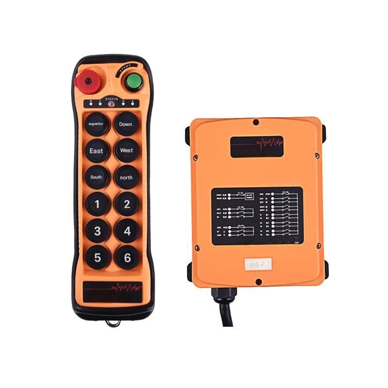 Interrupteur de grue Q1200 pour sécuriser les levages par télécommande de camion palan