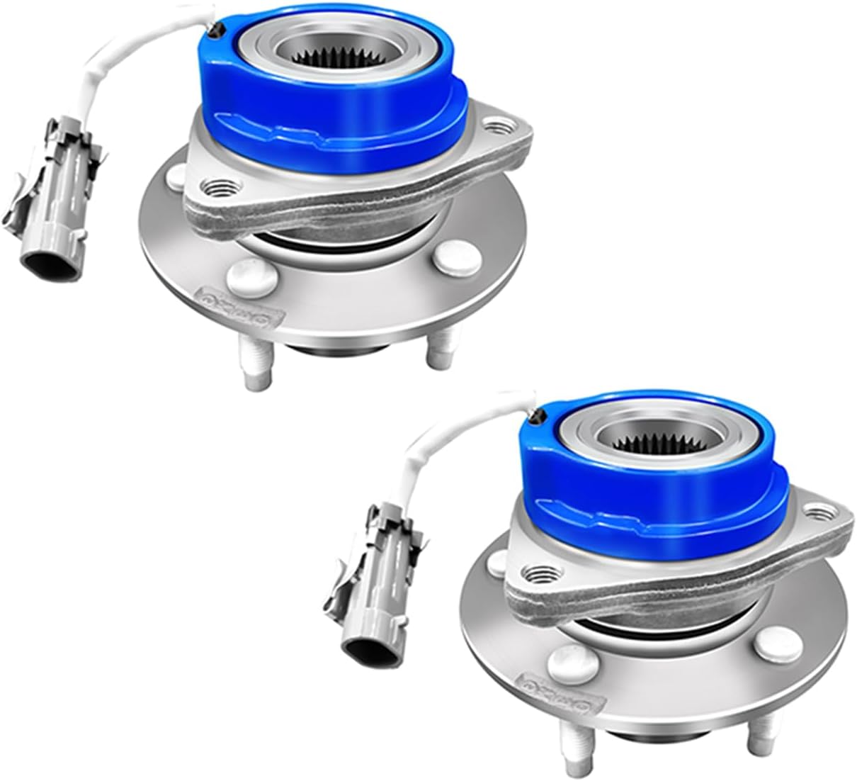 PM Auto Pair of 2 Front Wheel Hub Bearing Assembly Replacement for 2001-2005 Pontiac Aztek