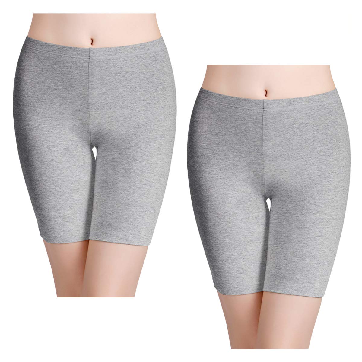 Women's Cotton Boy Shorts Underwear Anti Chafing Soft Biker Short Plus Boy Shorts Panties 4 Pack, Multicolor05-4 Pack-image-48