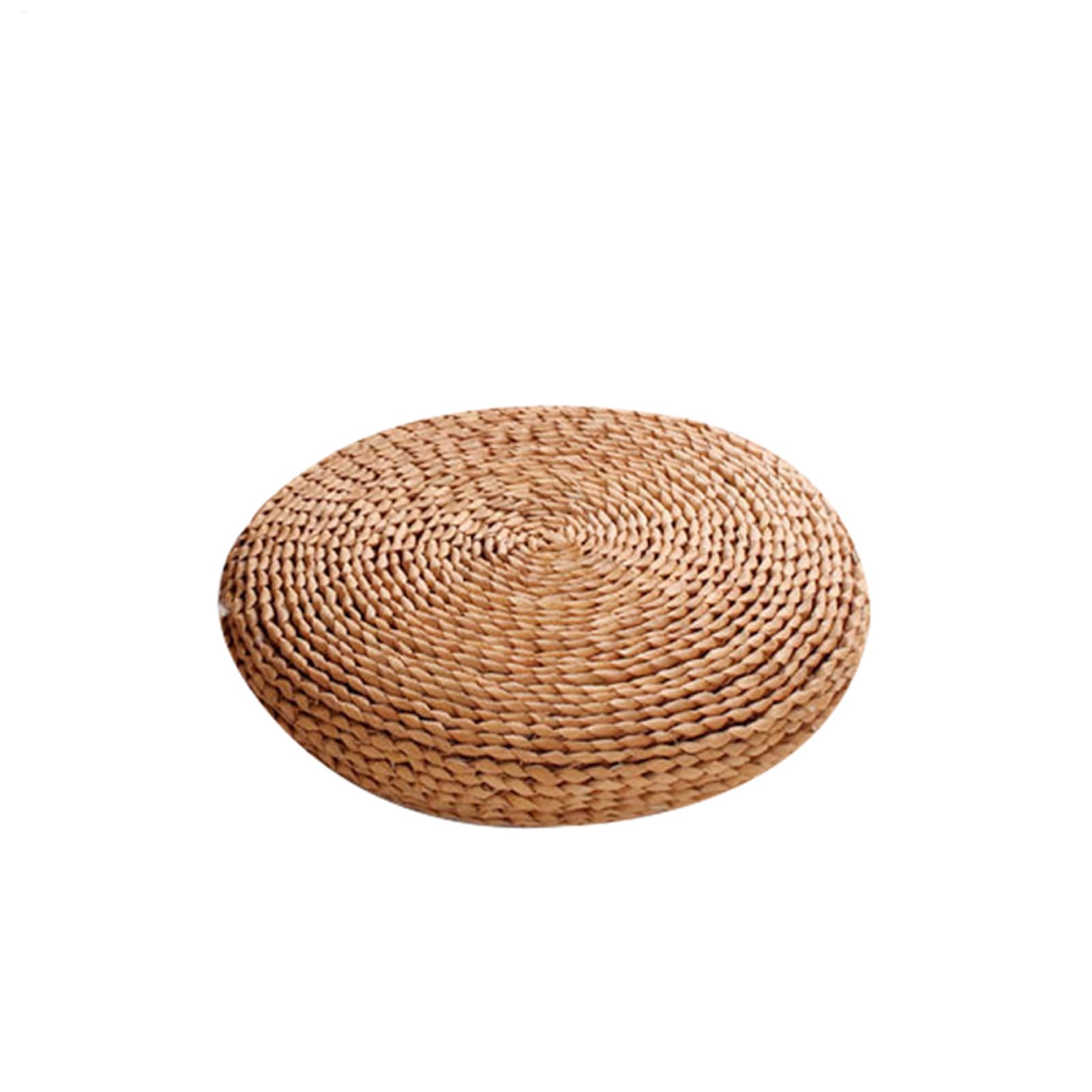 Zhajipai Tatami Floor Cushion | Round Floor Cushion Made of Straw with Silk Wadding