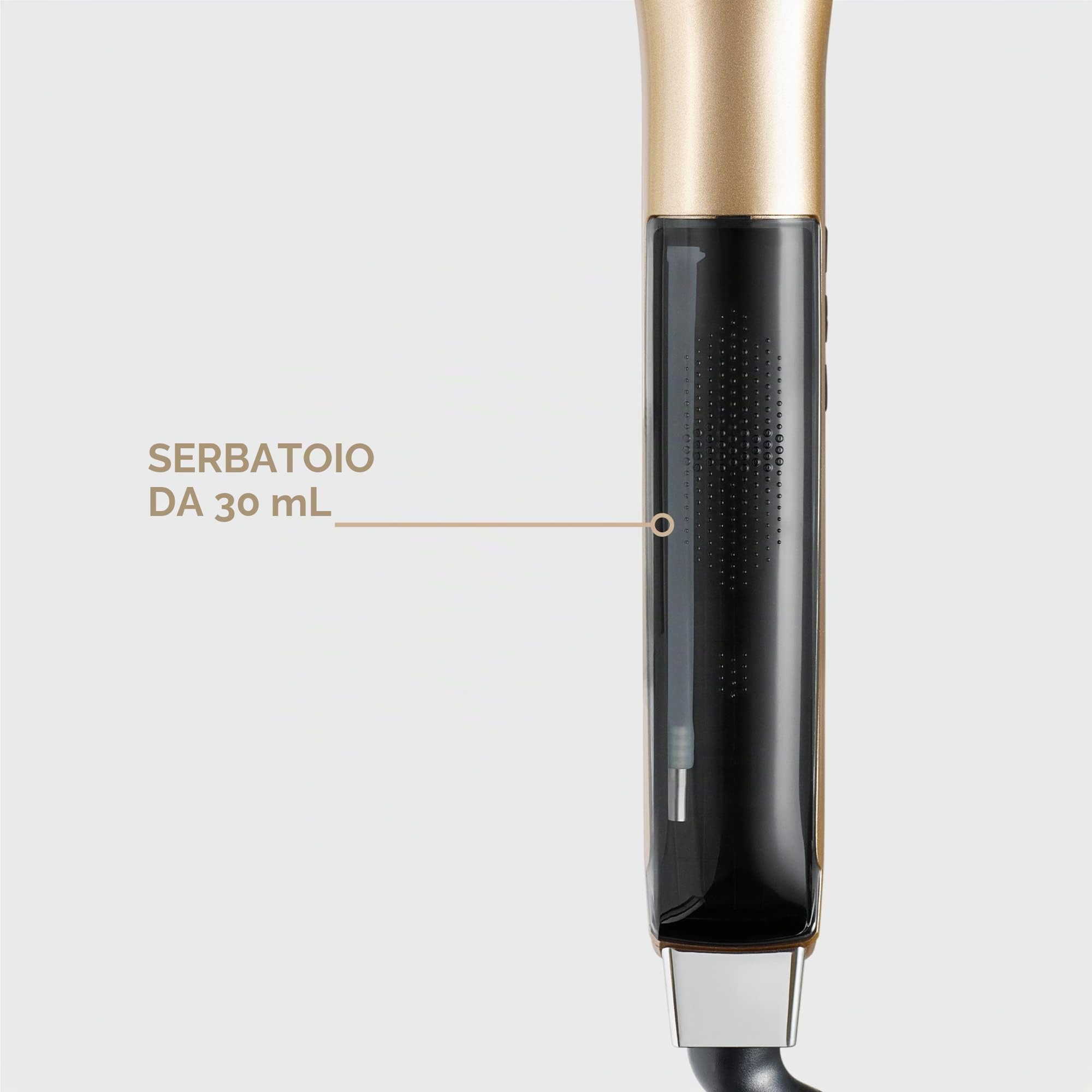 Demeliss - Piastra a vapore Titanium V2.0 - Piastre galleggianti sottili, leggere ed ergonomiche - Vapore ultra potente - Ferro a vapore 2 in 1 lisciatore/arricciatore - Tutti i tipi di capelli