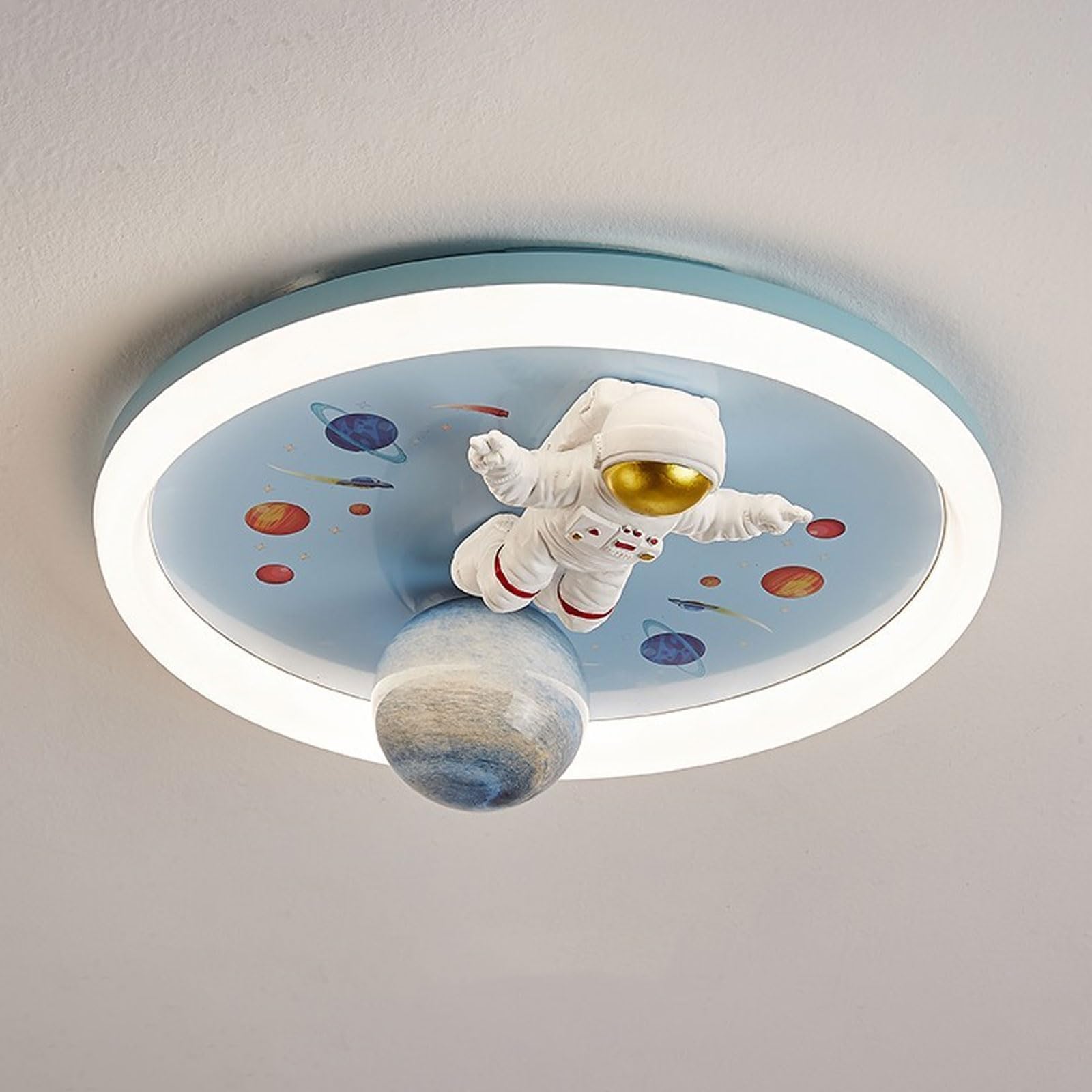 Luminaire de plafond moderne 36W au design astronaute et finition flush mount haut de gamme