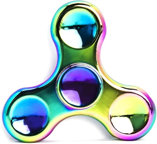 Fidget Spinner de metal arco iris antiansiedad alivia el aburrimiento hiperactividad Fidget Spinner de metal arco iris antiansiedad alivia el aburrimiento hiperactividad