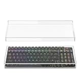 Geekria Keyboard Dust Cover, Clear Acrylic Keypads Cover for 100 Keys Computer Mechanical Keyboard, Compatible with ASUS ROG Strix Scope II 96, Glorious GMMK 2 96, Aula F99