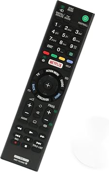 Replacement Sony TV Remote - Universal Sony Bravia Remote Control RMT-TX100D Unbranded