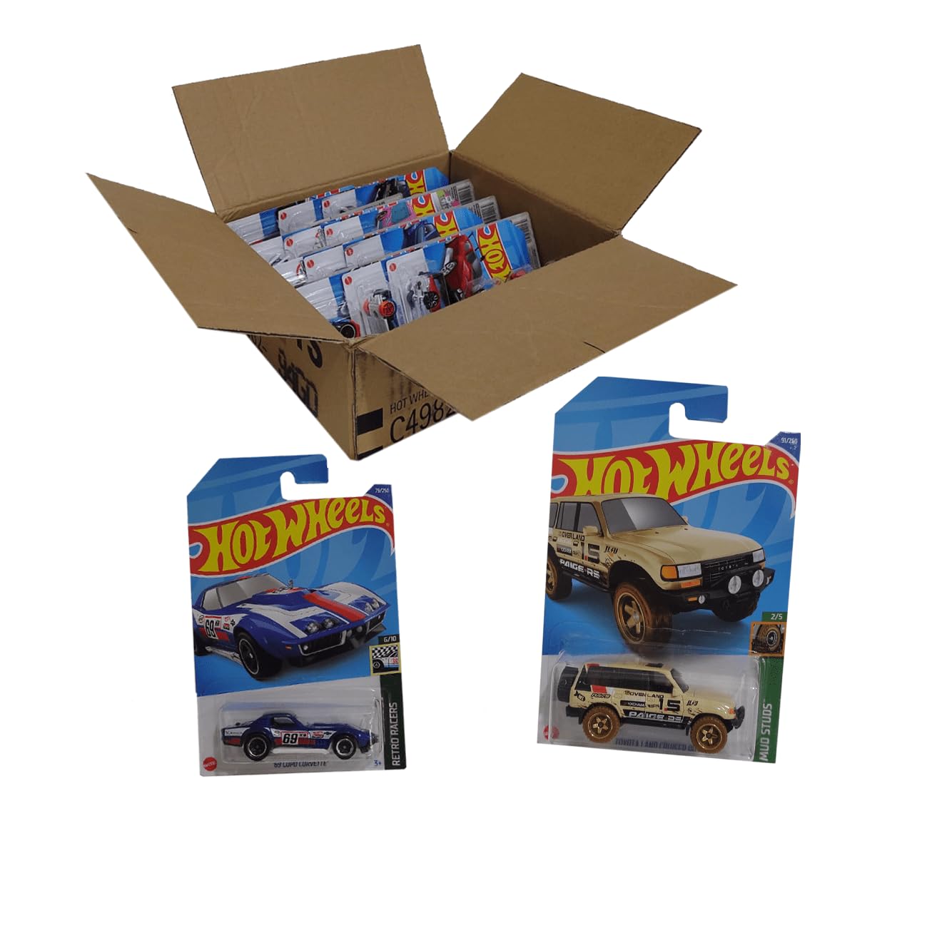 Hot Wheels ミニカー　24個セット Box com 24 Carrinhos Sortidos Hot Wheels Mattel - BOX24 | Amazon