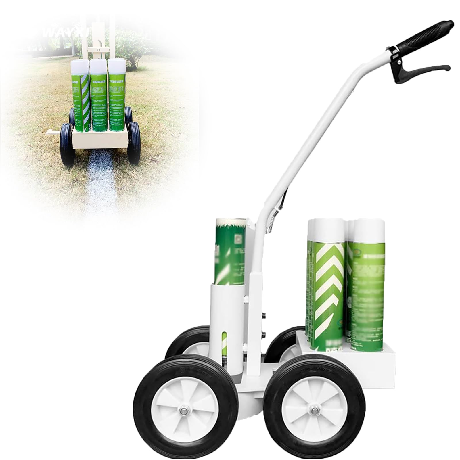 Aioneer Line Marking Machine,Wheel Transfer Line Marking Machine,Adjustable Line Width, Capable Of Drawing Arcs, Straight Lines, And Circles,For Schools, Sports Surfaces, Road Or