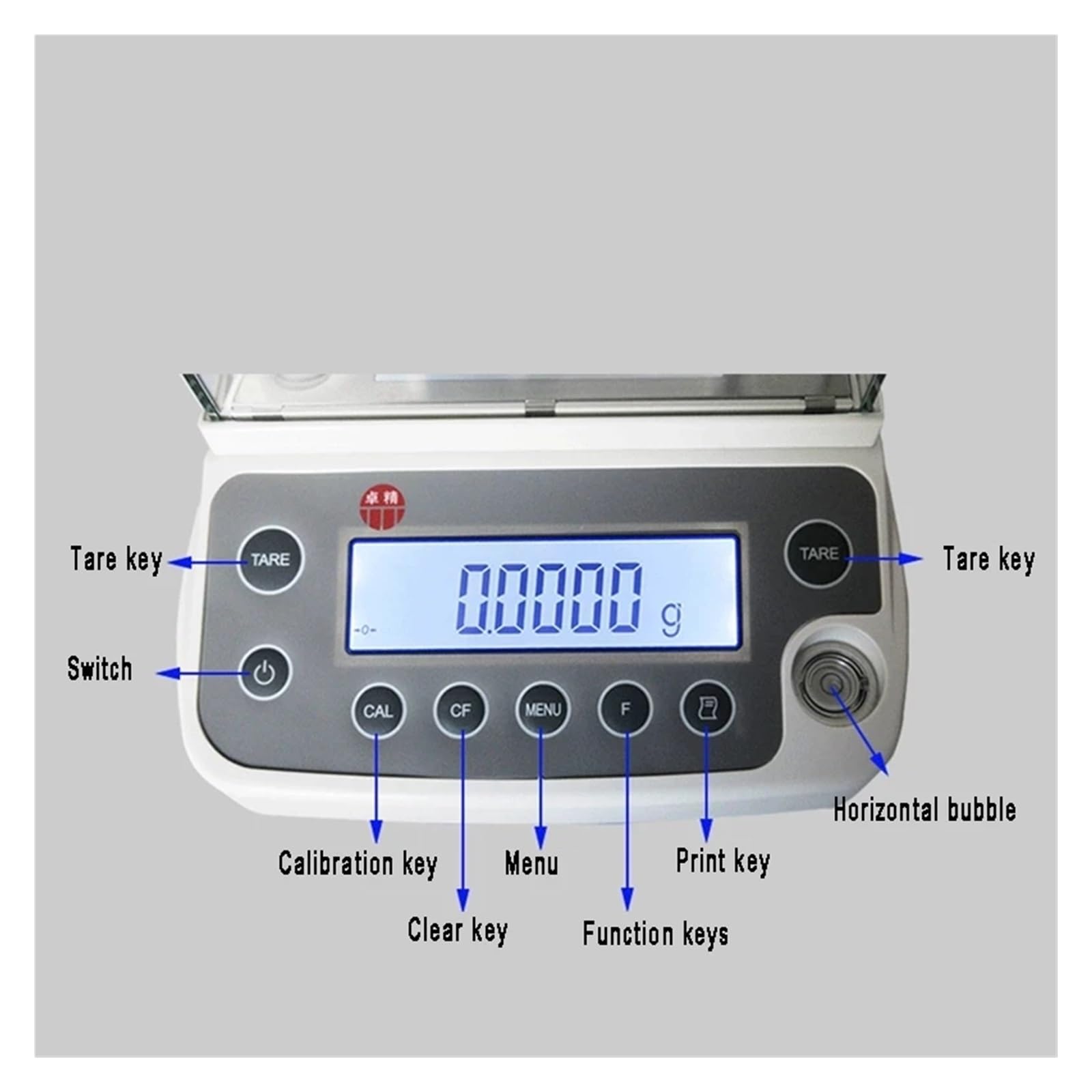Laboratoryjna waga analityczna Cyfrowa precyzyjna waga elektroniczna 120g * 0,0001g 0,1 mg