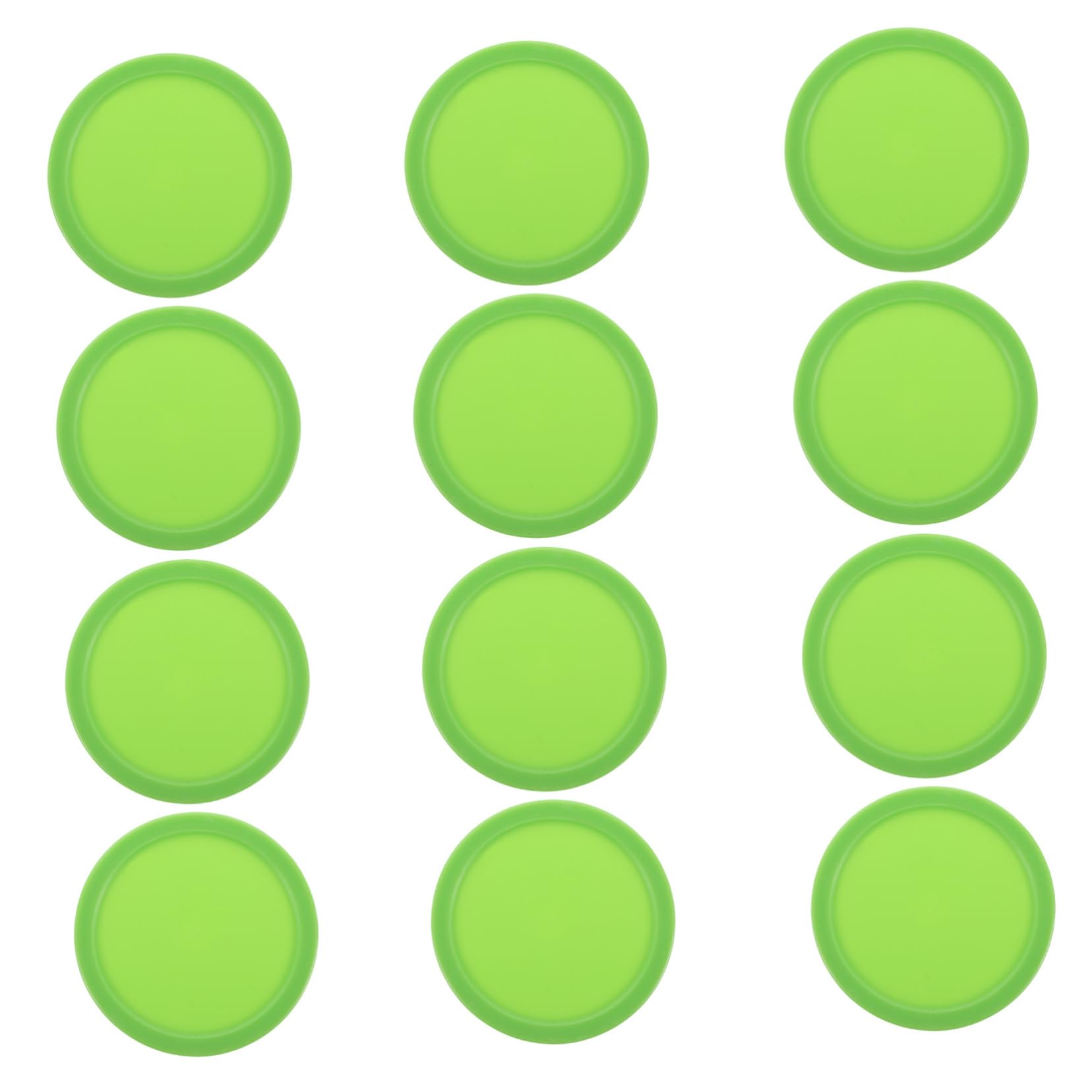 GOOHOCHY 64mm Air Hockey Table 12 Pack Heavy Weighted Hockey for Boys and Girls Adults Replacement Parts Set