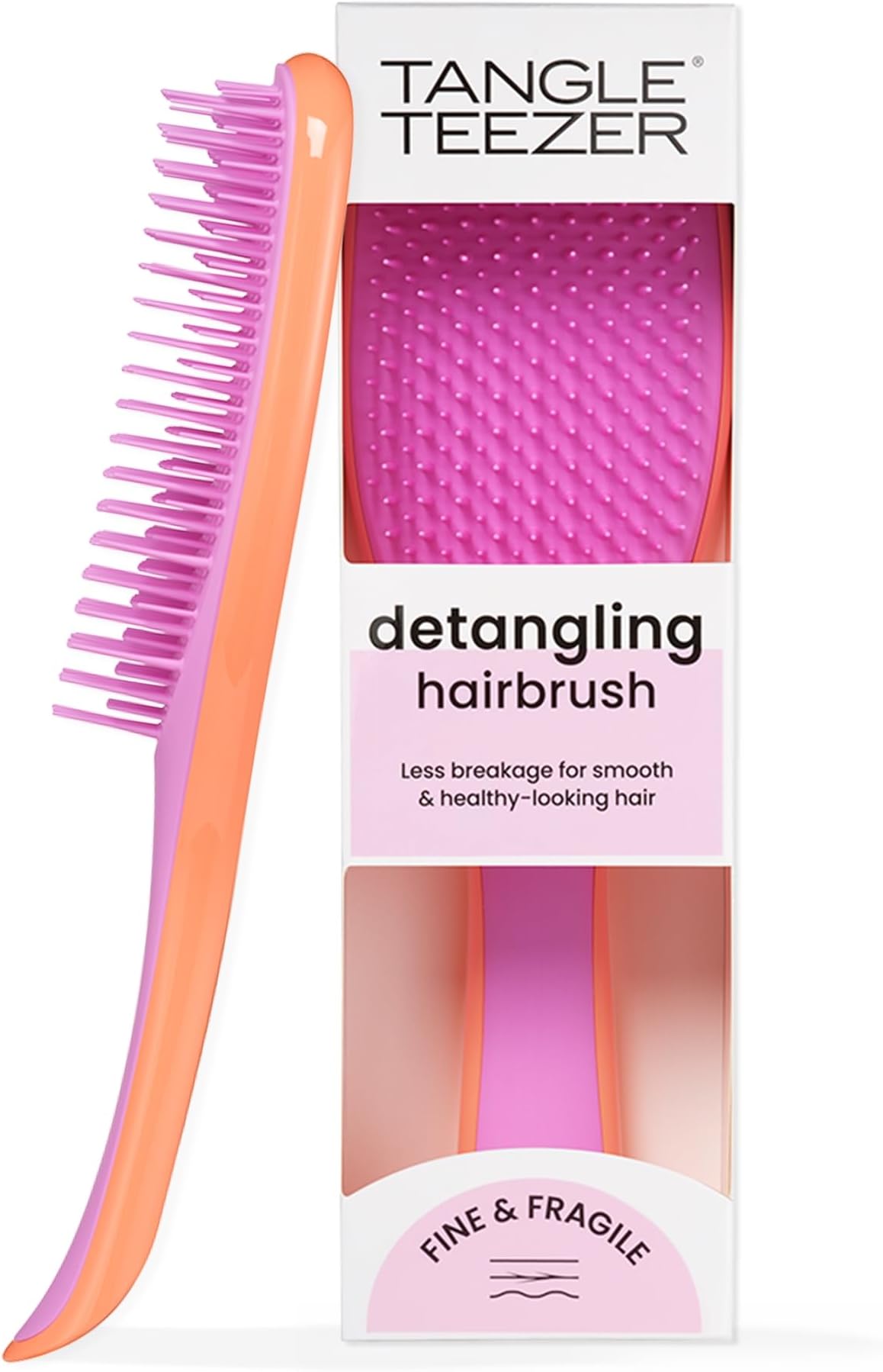 Tangle TeezerUltimate Detangler-Fine& Fragile-Apricot/lilac