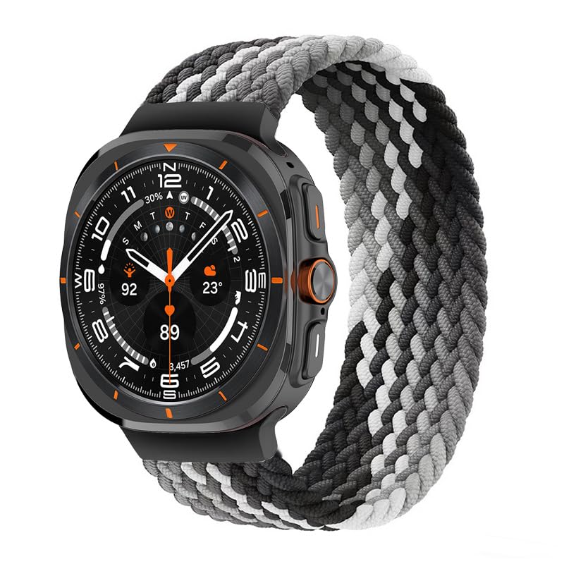 Bracelet Galaxy Watch Ultra 47mm en nylon tressé idéal pour le sport et le quotidien