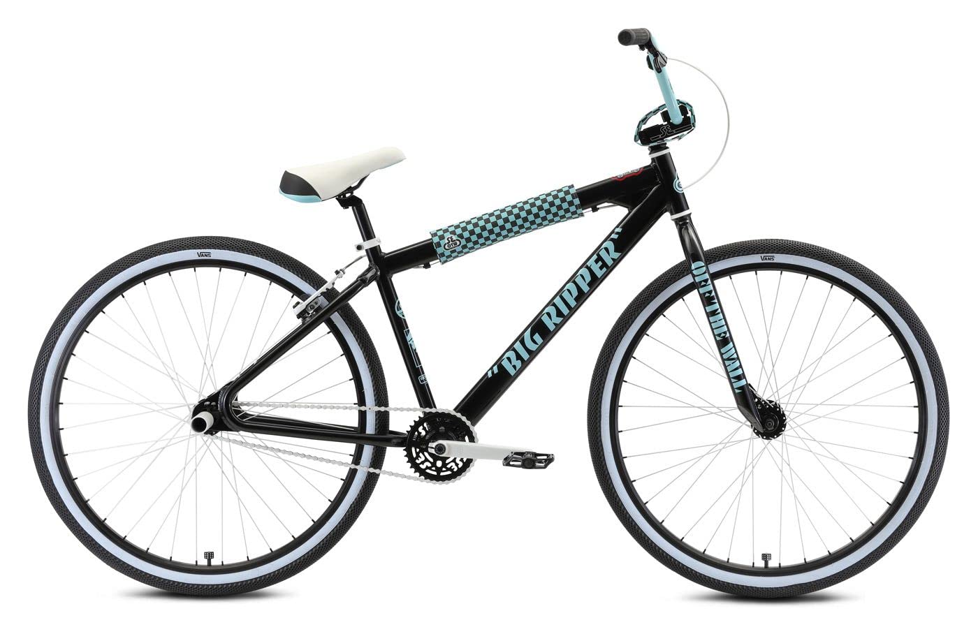 SE Bikes Vans Big Ripper Wheelie Bike 29 Zoll Fahrrad für Erwachsene und Jugendliche ab 165 cm BMX Rad Stuntbike (schwarz)