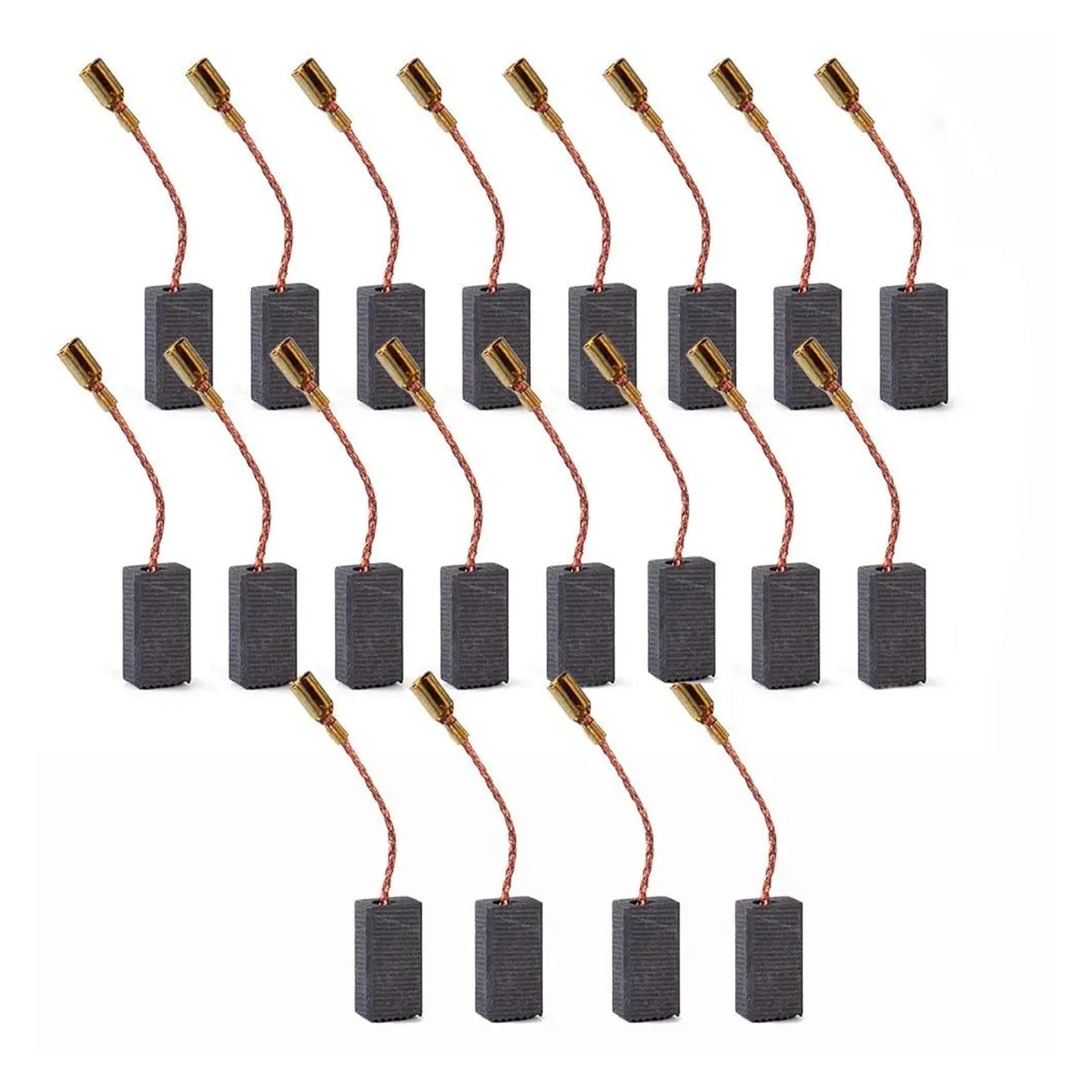 Cqjfcybra 75Pcs Angle Grinder Carbon Brushes Replacement，For Gws 750 Gws 750-115
