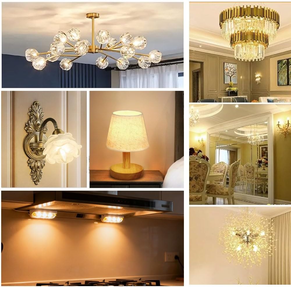 Halogen Bulbs G4 120V 35W Bi-Pin Light Bulbs Halogen G4 20W Dimmable for Chandeliers, Track Lighting Warm White 10Pc 35W