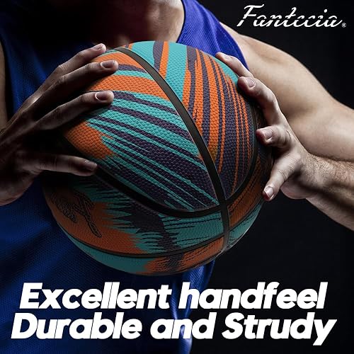 Miniatura 6 de Baloncesto tamaño 7 con bomba, baloncesto de entrenamiento en calle para interiores y exteriores, para hombres, mujeres, jóvenes