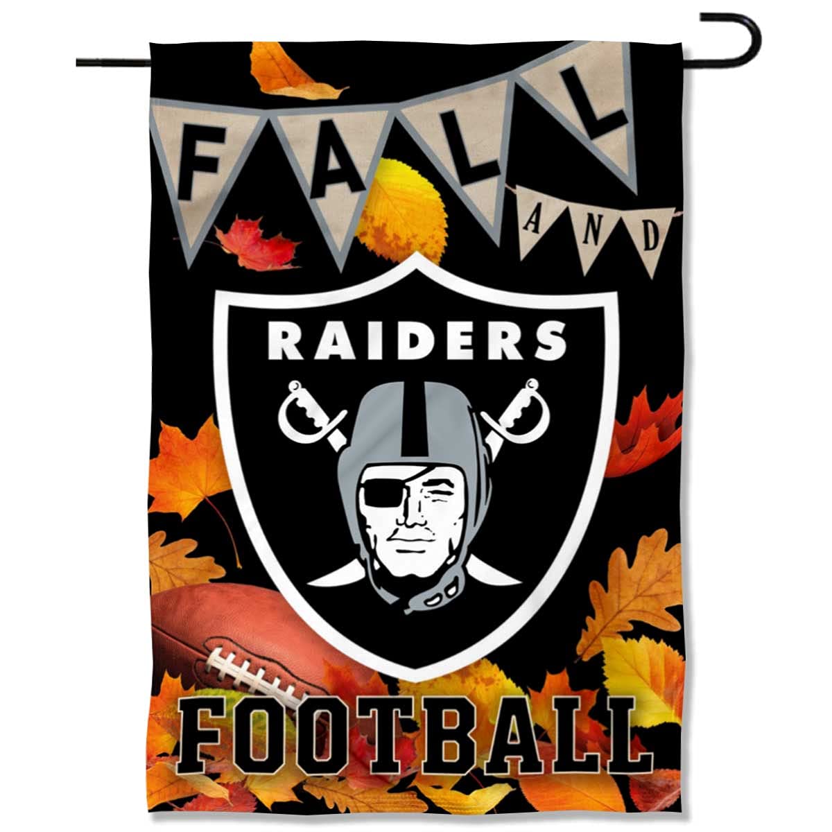 Amazon.com : Las Vegas Raiders Fall Leaves Decorative Football Garden Flag  Double Sided Banner : Sports u0026 Outdoors