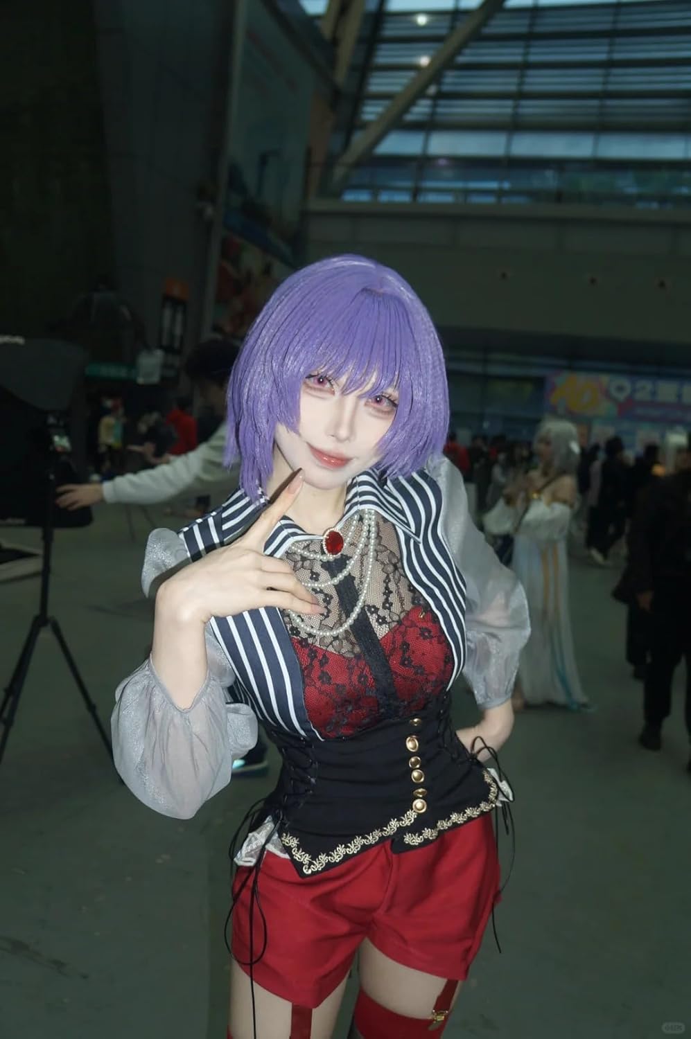 BanG Dream! Ave Mujica 豊川 祥子 コスプレXLサイズ 🎭🎹 「わたくしにはもう、Ave Mujicaしかない｡｡｡！」 攝攝