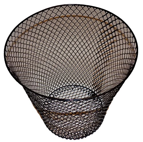 Essentials Wired Mesh Waste Basket 2.72 Gallon