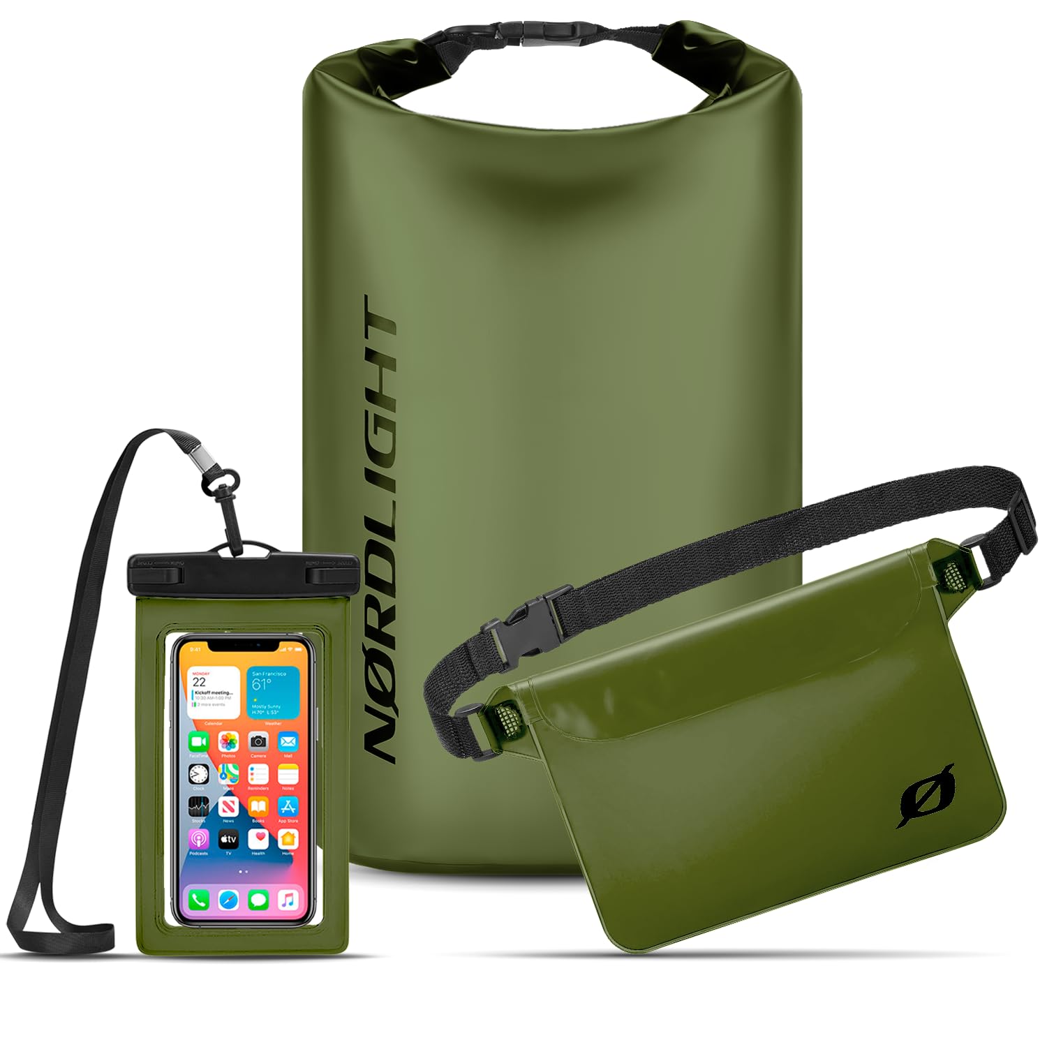 Nordlight Mochila Impermeable Roll Top 25L - Hybrid 25" | Bolsa Seca Con Compartimento Para Portátil De 15 Pulgadas, Bolsillos Exteriores E Interiores, Sistema De Transporte Acolchado — view 20