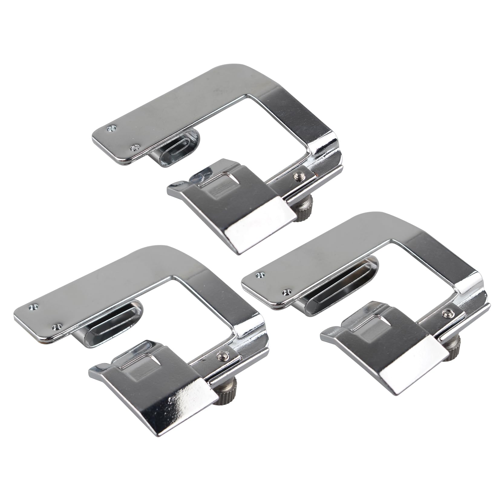 Jopto 2 Pièces Surjeteuse Pied-de-Biche Pour Machine à Coudre Système Snap-on Outil Pour Les Ourlets Roulés Pour Brother, Janome, Toyota, New Singer