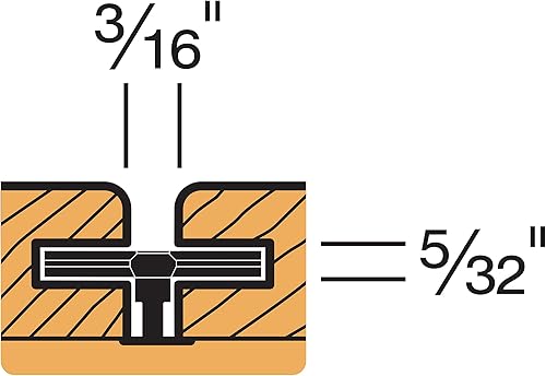 Miniatura 8 de Simpson Strong-Tie EB14WD316R175 EB-TY EB14W Sujetador oculto de alta calidad con tornillos tipo 316 de 2-1/4 pulgadas (175 unidades)