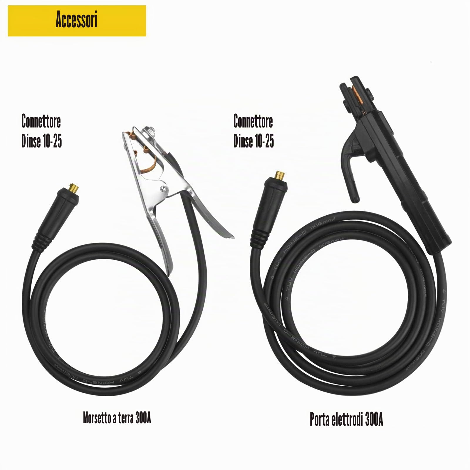 SSIMDER Portaelettrodo per Saldatura con Cavo MMA ARC Stick Saldatura Morsetto di Terra e Cavo di Saldatura Portaelettrodo Stick Pinza Saldata Morsetto Pinza di Tenuta in Rame per Macchina Saldatrice
