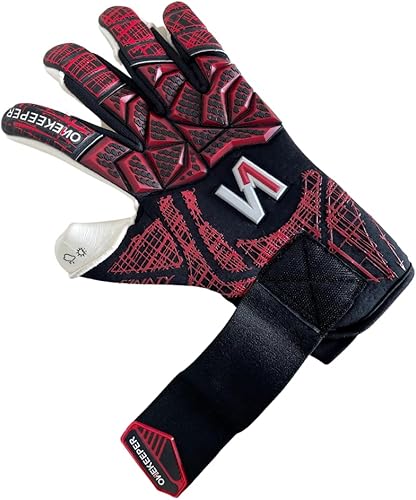 Miniatura 6 de Finaty - Guantes de portero de nivel profesional para niños, jóvenes, jóvenes, adultos, guantes de golie de fútbol GK  Contacto de 0.138 in  Corte