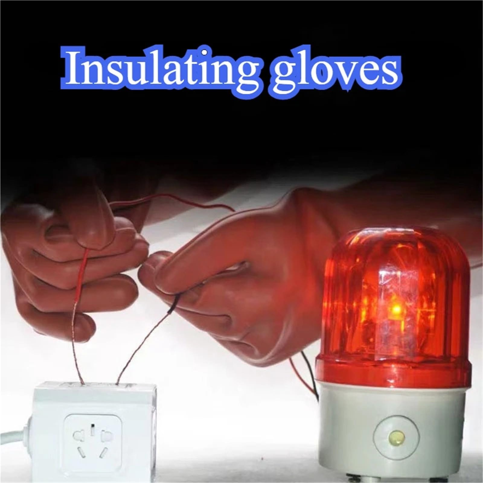 Generisch 12KV-Hochspannungs-Isolierhandschuhe | Sicherheitsschutzhandschuhe For Installateure Und Elektriker, Elektrische Wartung