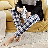 flanellhose herren kaufen 🌸 【Anlass】: Bequemes und stilvolles Pyjama-Set, ideal für Nachtwäsche, Loungewear, Looser-Pyjama-Sets, perfekt zum Faulenzen, Joggen, Tragen im Bett, Camping oder Arbeiten zu Hause. Superweiches Fleece, das Sie im Winter gemütlich und warm hält. dickes Material, weich und angenehm zu tragen, Unterteile sind in voller Länge Mit einer elastischen Taille kann Korallenvliesmaterial Sie im Winter und an kalten Tagen warm halten. Es ist bequem und stilvoll genug,