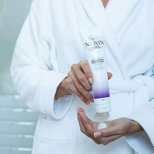 Miniatura 7 de Nioxin Máscara de densidad de protección profunda, cabello dañado y adelgazante, 16.9 oz