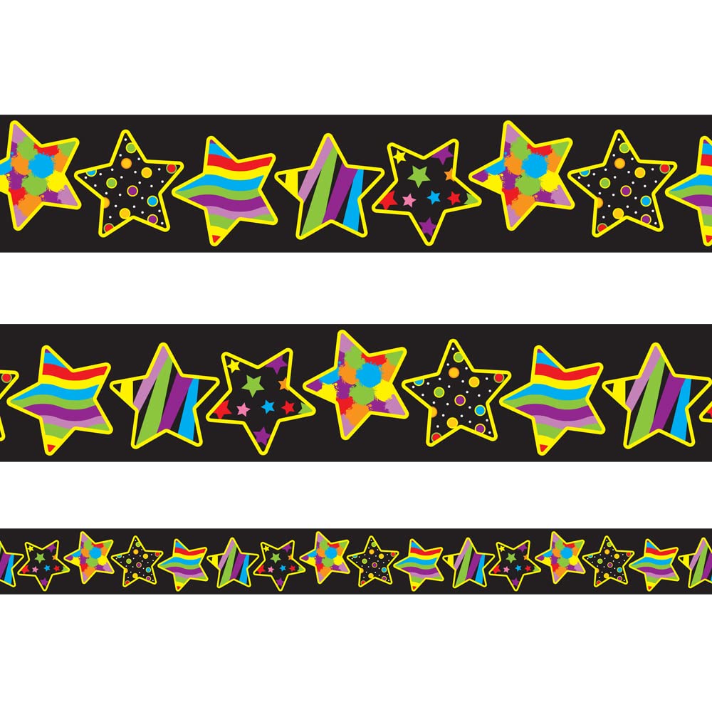Classroom Capers Stunning Stars Noticeboard / Classroom Display Borders - 12 metres