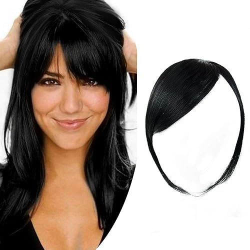 Shinon Thick Side Swept Bangs Clip in Fringe Bangs Hair