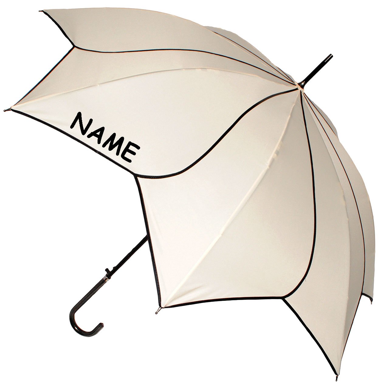 Stylischer Automatik-Regenschirm Mit Blumen-Deko In Rosa - Sturmfest & Groß Für Damen Und Herren