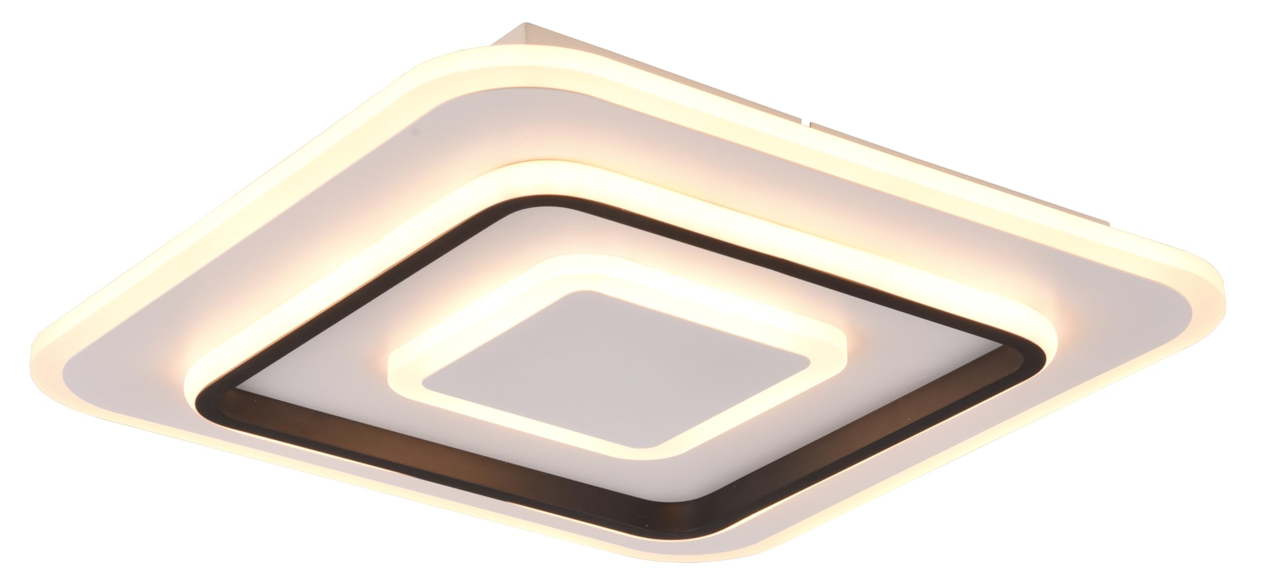 Reality Jora R64293131 LED Ceiling Light, Metal, Matt White, Plastic, with 46 Watt LED, Remote Control