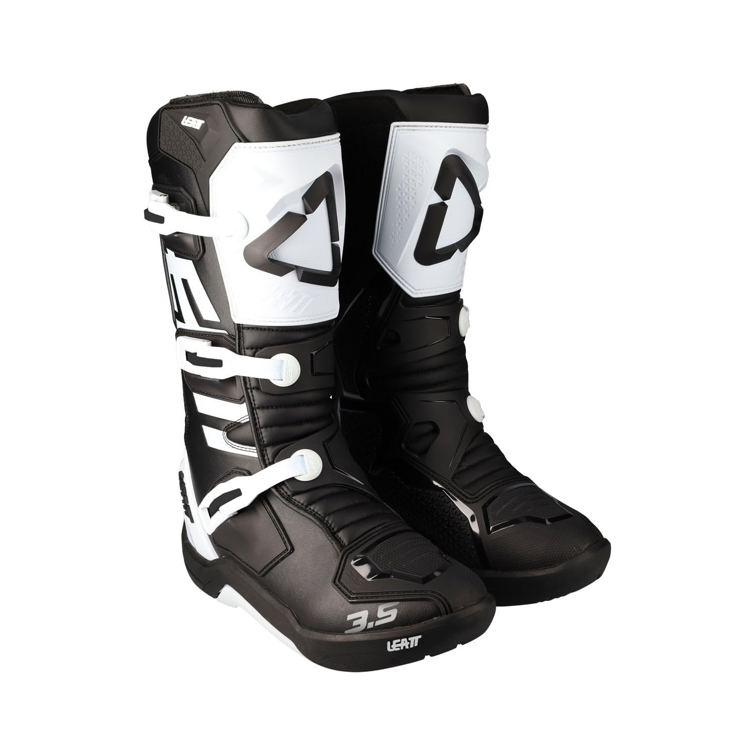 Leatt 3022060210 Stivale 3.5 Jr, Us4/Uk3/Eu37/Cm 23, Neroianco