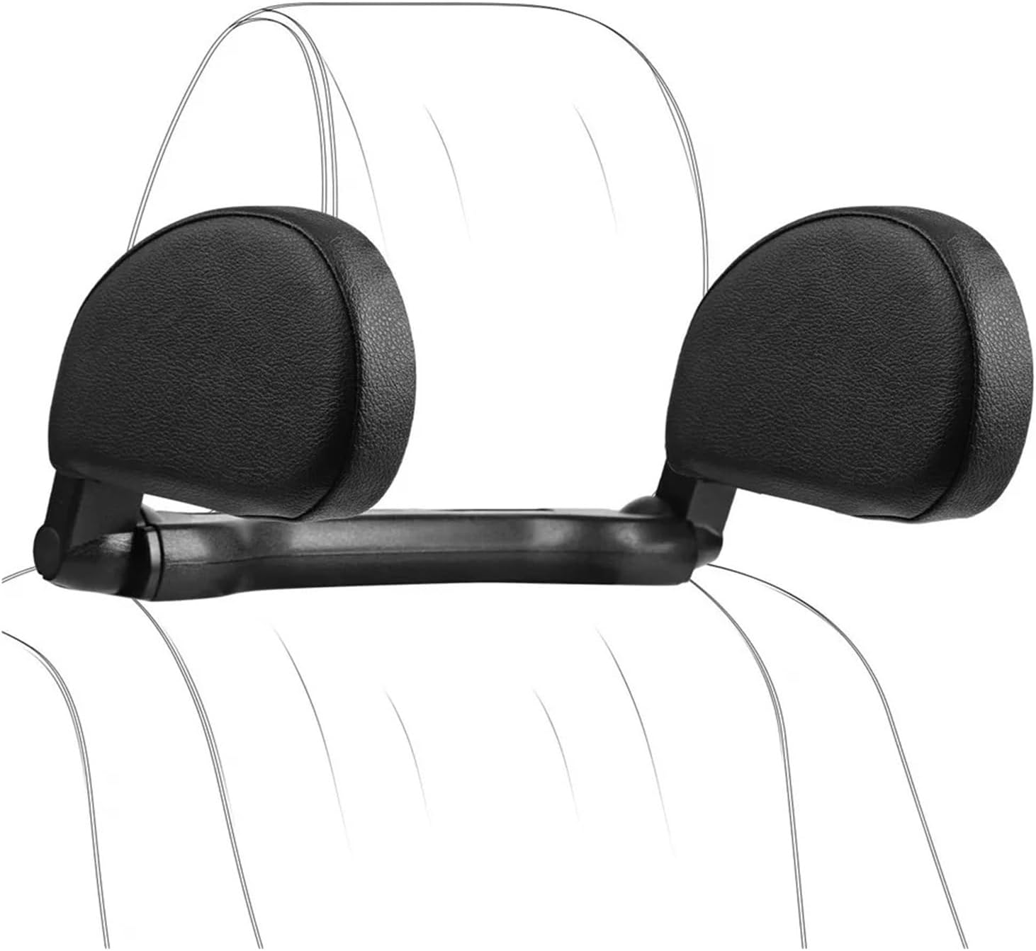 Car Seat Headrest Pillow Neck Support Pillow For Car Sleep Side Head Support High Elastic Nylon Telescopic Support Side Kids