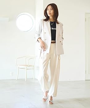 新品　RIVAMONTI リバモンティ ジャケット 42 イタリア製 白 Amazon | [ロペピクニック] ジャケット EC (完白宣言) ゴールドボタン