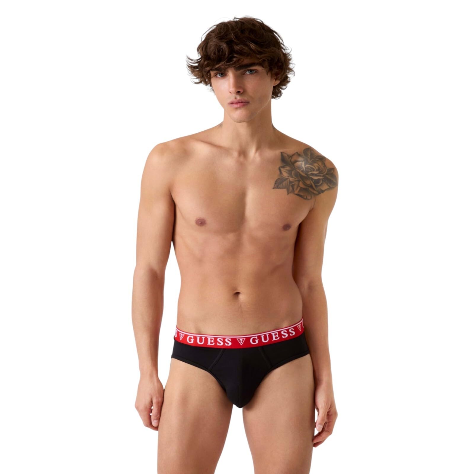 Guess Brian Hero Brief 3pack-u97g00kcd31 Brian Hero Brief 3PACK Hombre (Pack de 3)