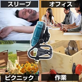 携帯扇風機 卓上扇風機 12インチ充電式 キャンプ アウトドア マキタ18V互換 Amazon | 携帯扇風機 卓上扇風機 12インチ充電式 キャンプ