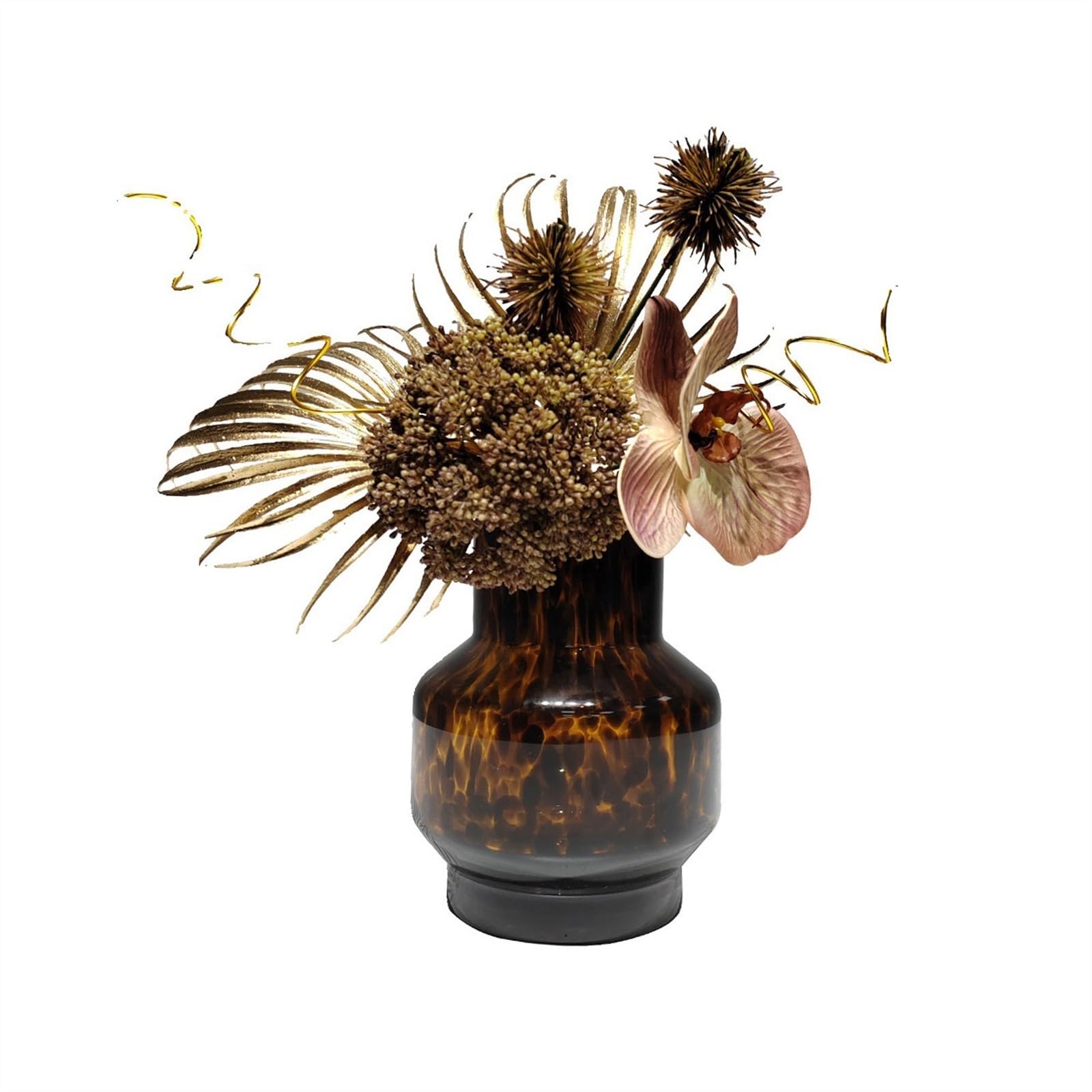 Z4T8M2K6G5 Artificial floral arrangement Handmade Artificial Flower Bouquet High-grade Vintage Simulation Arrangement Entryway Living Room Decoration