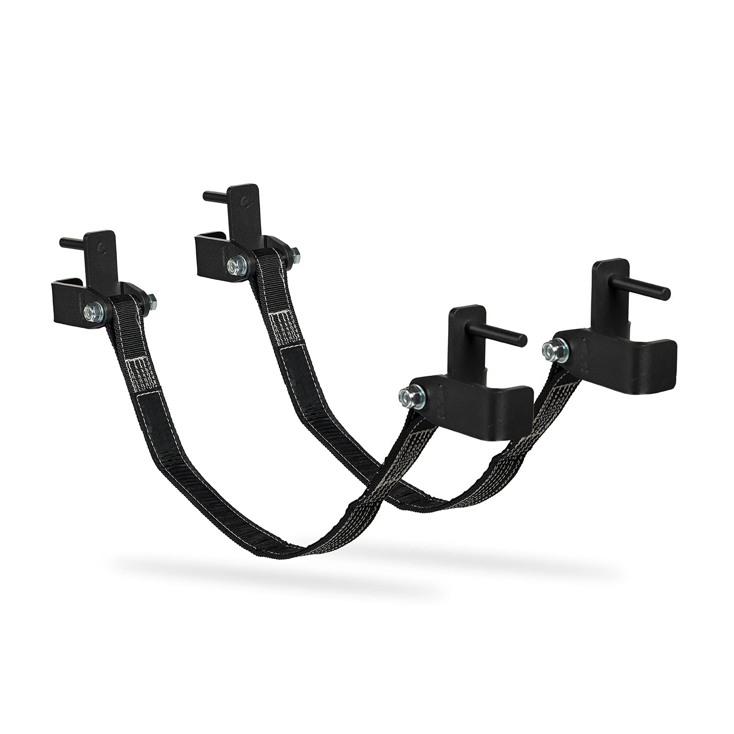 Titan FitnessT-3 Series Safety Straps, Fits 36" Depth T-3 Series Power Rack, Rated 3,100 LB Per Strap, Reinforced Nylon Straps, J-Hook Style Brackets for Easy Installation, Set of 2