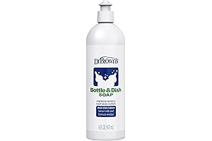 Dr. Brown's Baby Dish Soap Refill: Plant-Based Clean for Delicate Essentials