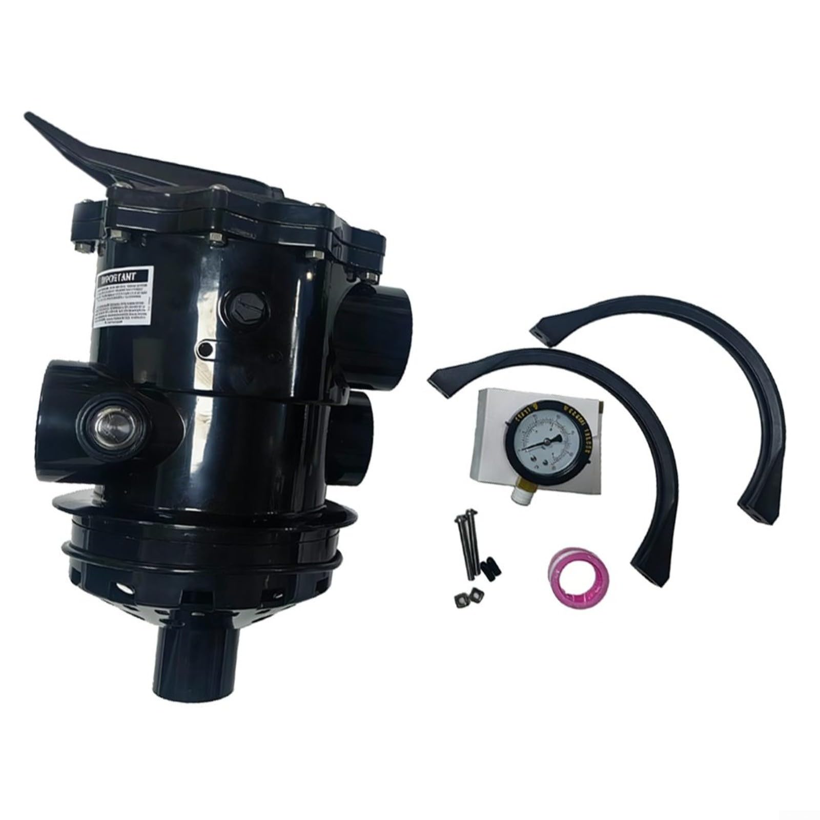 Válvula de control de repuesto para SP071620T para filtro de arena Vari-Flo de 2 pulgadas, incluye abrazadera y anillo O