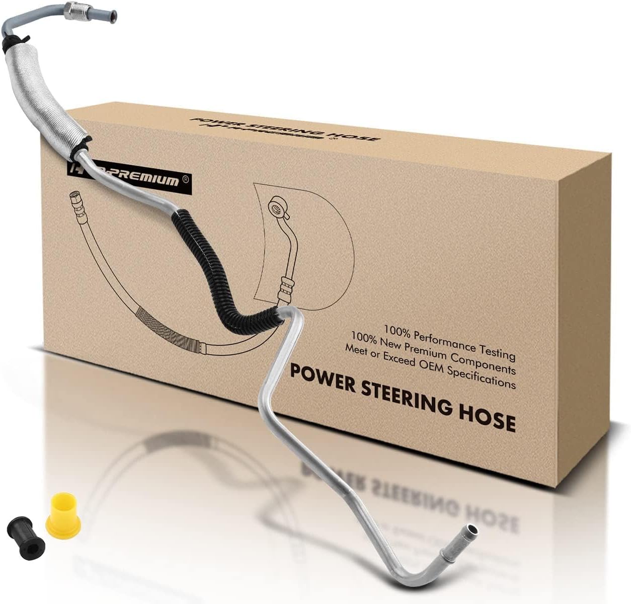 A-Premium Power Steering Return Hose Line Assembly Compatible with Scion tC 2005-2010, 2.4L, From Gear