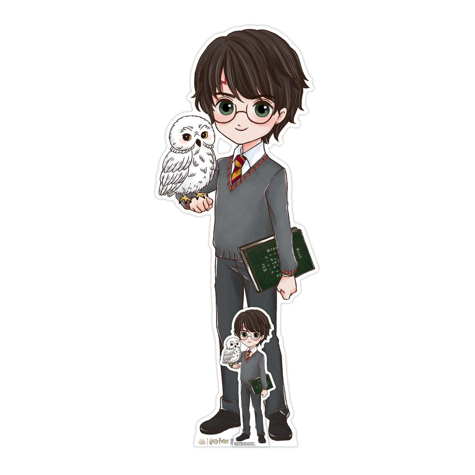 Star Cutouts SC4452 Cute Harry Potter Cardboard Cutout – Official Wizarding World Display for Parties, Bedrooms & Gifts – Height 92cm