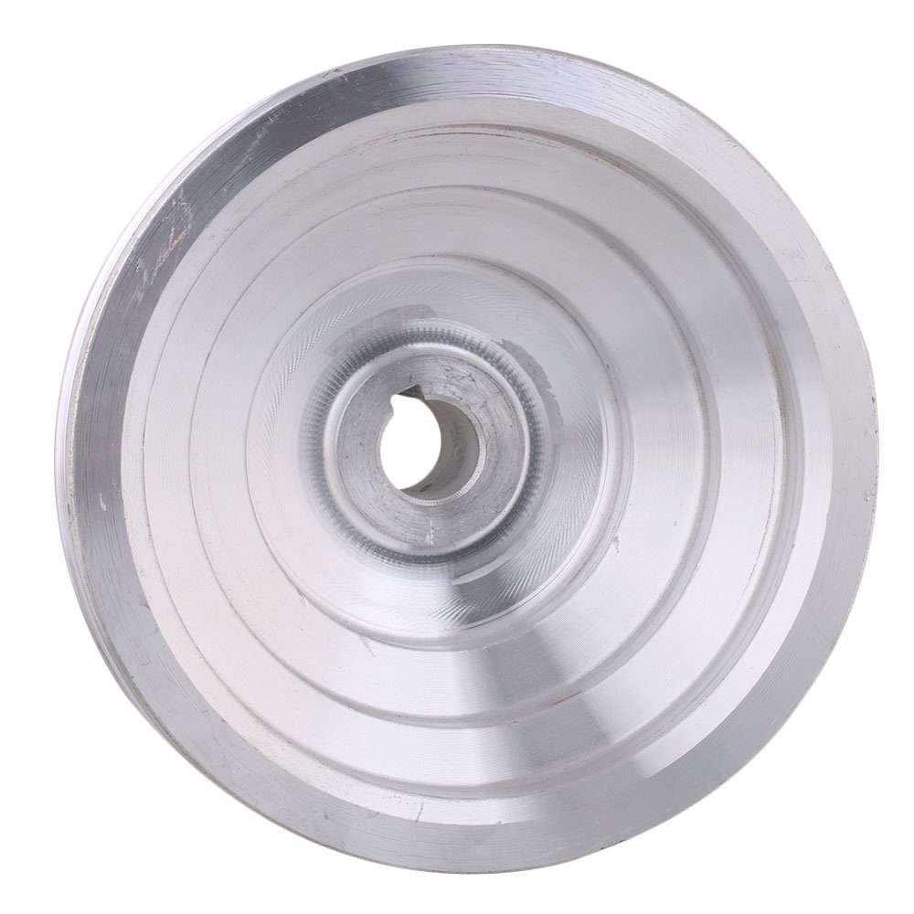 Poulie en aluminium 5 niveaux - 19 mm de diamètre intérieur, 54 à 150 mm de diamètre extérieur, 12,7 mm de largeur - pour courroie de distribution trapézoïdale type A