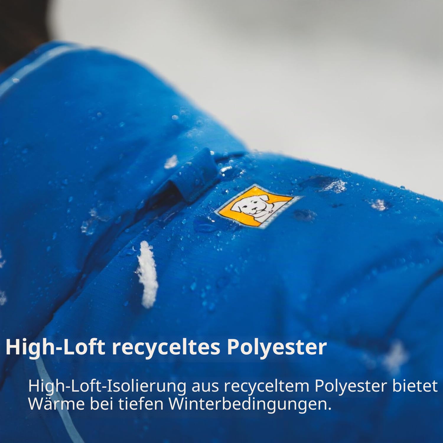 RUFFWEAR Vert Regenjacke für kleine Hunde, isolierter Allwetter-Hundemantel, wasserdichte Hundejacke, leichte wetterfeste Hundeweste und Winter-Hunderegenmantel, Größe S, Mineralgelb