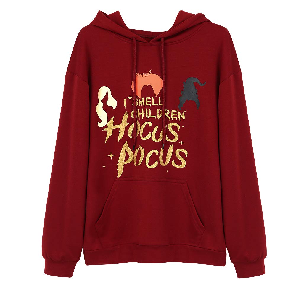 FLOYUI smell Children Sweatshirt Women Hocus Pocus Sanderson Sister Graphic Long Sleeve Pullover Hoodie Top
